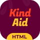 KindAid - Charity & Nonprofit HTML Template