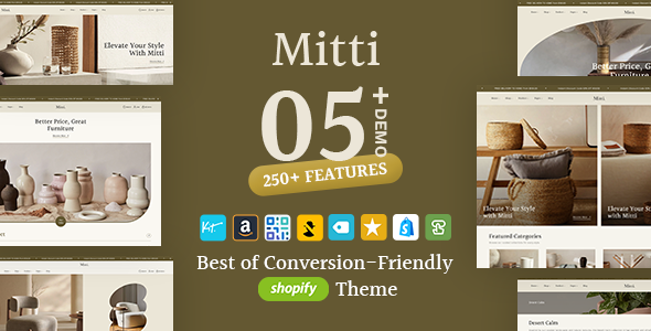 Mitti – High-Converting Home Decor & Crafts Shopify Theme
