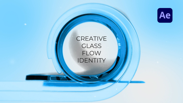 Crystal Glass Motion Logo Logo Stings template preview