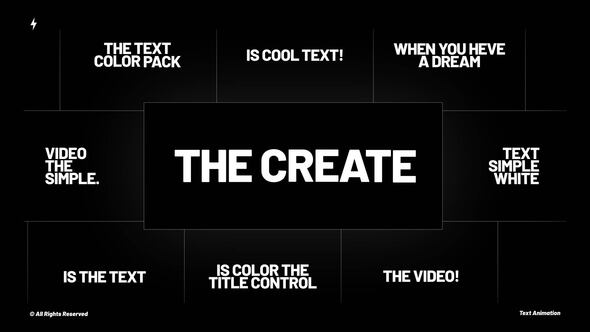 Text Animation | After Effects Titles template preview