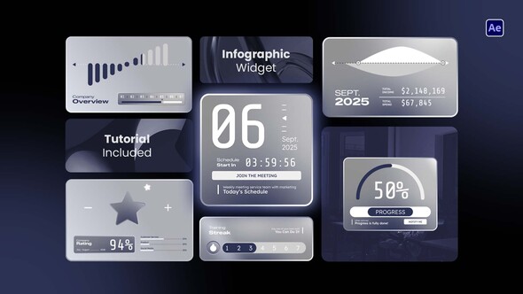 Infographic Widgets Logo Stings template preview