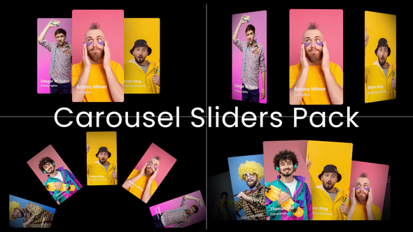 Carousel & Slider Video Displays template preview