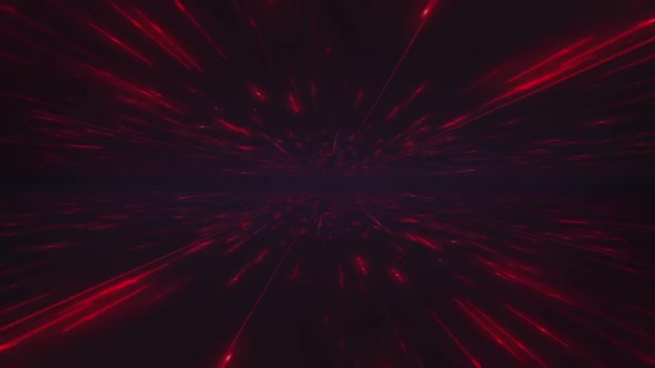 Red Particles Roots Loop