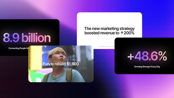 Number Counter Titles Titles template preview