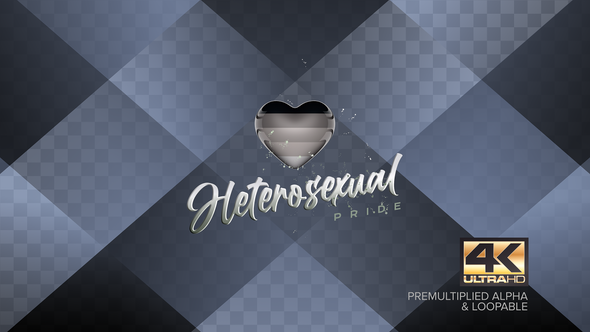 Heterosexual Gender Sign Background Animation 4k