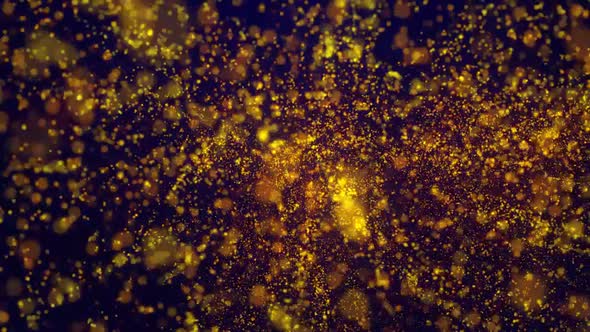Magic Star Dust Particles Background