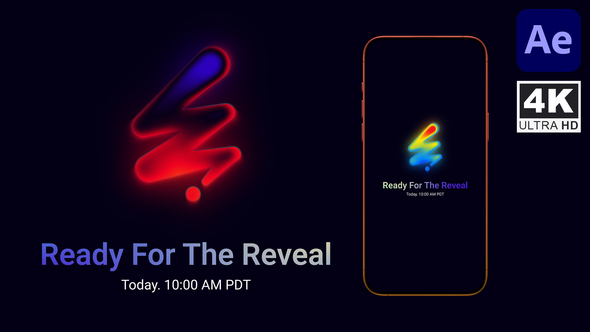 Heatmap Thermal Gradient Logo Reveal Logo Stings template preview