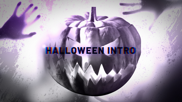 Halloween Intro Openers template preview