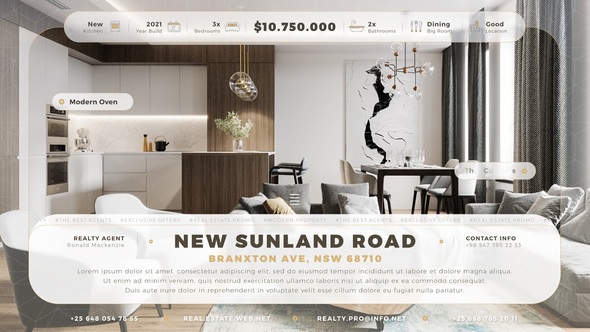 Real Estate Property Promo II Product Promo template preview