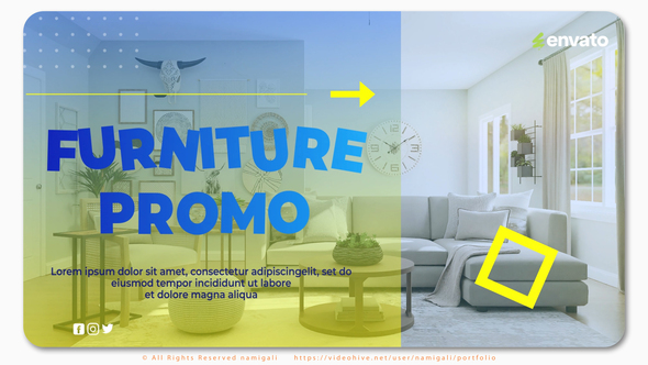 Furniture Promo Product Promo template preview