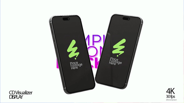 Phone Screen Mockup Product Promo template preview