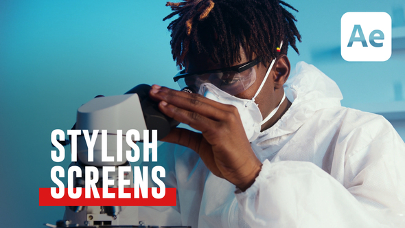 Stylish Split Screen Elements template preview