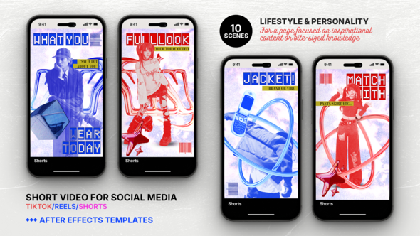 Lifestyle & Personality Reels & Shorts Pack | Trendy Video Templates Product Promo template preview