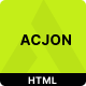 Acjon – Digital Agency & Creative Portfolio HTML Template