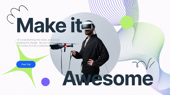 AI Agency Promo Video Displays template preview