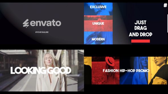 Fashion Hip Hop Promo for After Effects Product Promo template preview