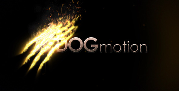 Fire Scratched Logo - VideoHive 3077020