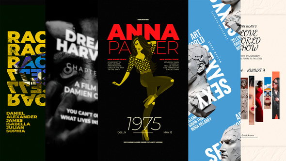 10 Animated Posters Titles template preview
