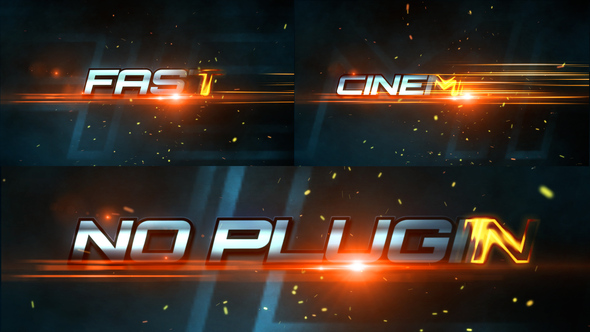 Fast Trailer Titles Titles template preview