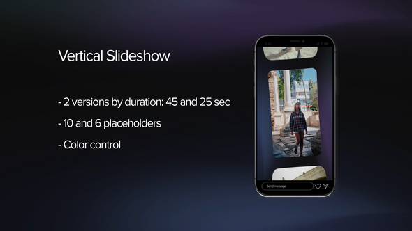 Vertical Slideshow Openers template preview