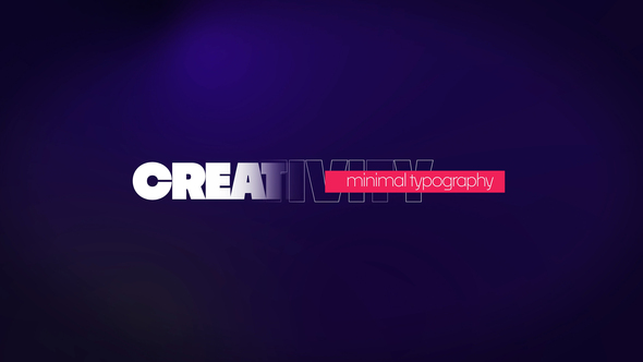 Minimal Titles Titles template preview