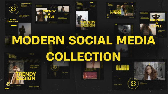 Modern Social Media Collection Openers template preview
