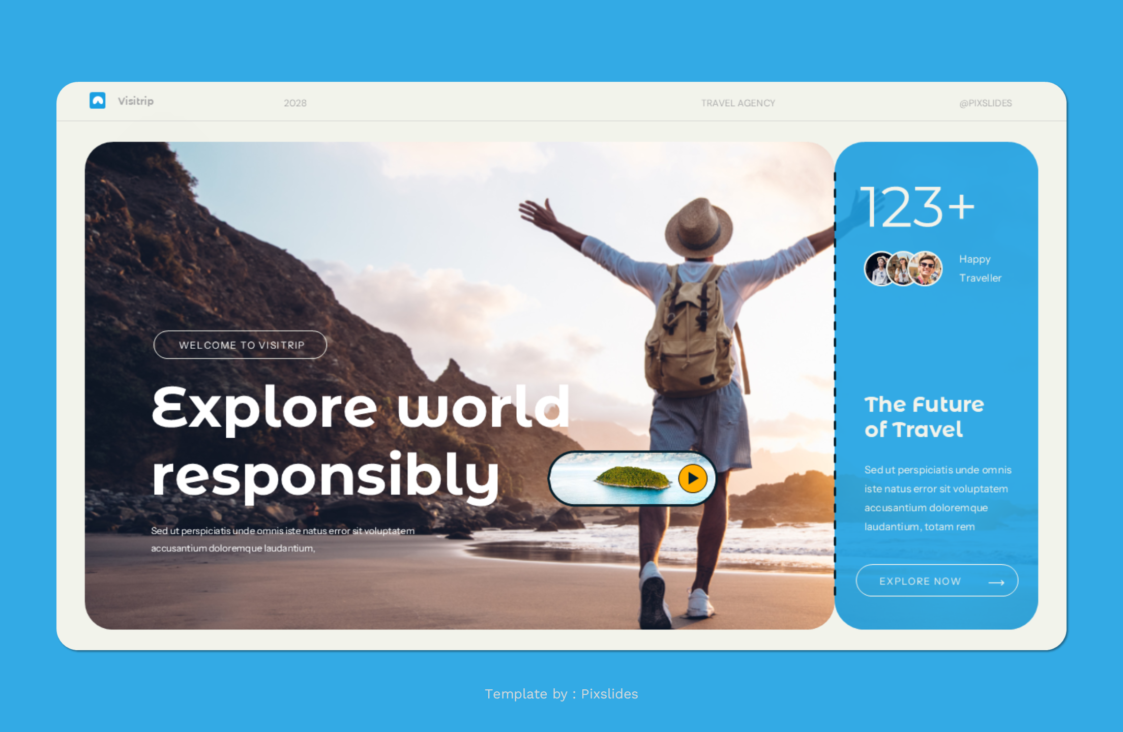 Visitrip - Travel & Tour Agency Keynote Presentation, Presentation ...