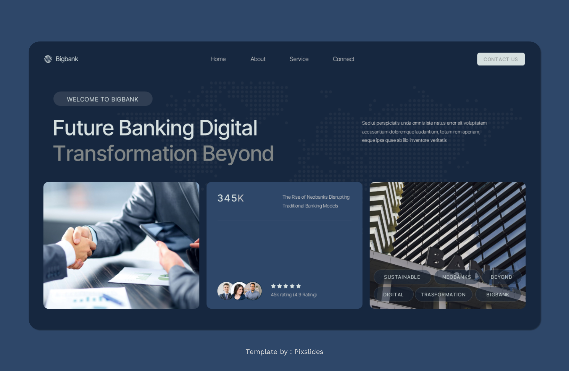 Bigbank - Banking & Finance Keynote Presentation Template, Presentation ...