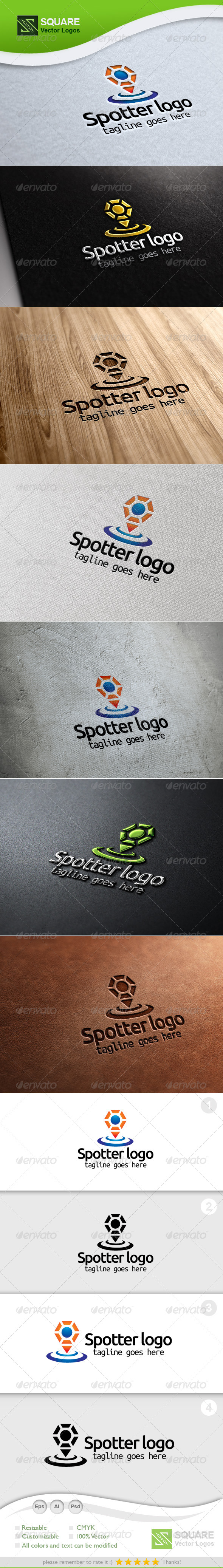People, Locator Vector Logo Template - Symbols Logo Templates