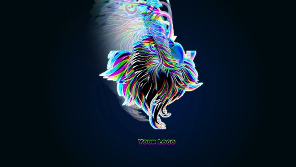 Logo Glitch Logo Stings template preview