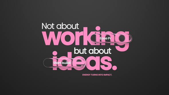 Bold Glass Box Titles Titles template preview