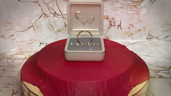 Wedding Ring Title Opener Titles template preview