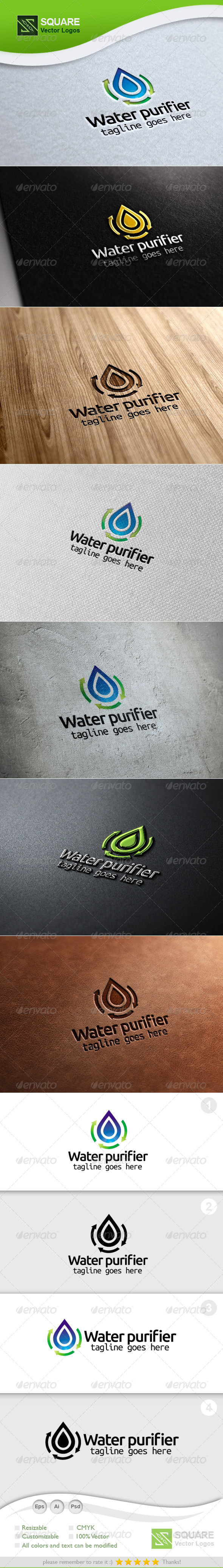 Drop, Recycle Vector Logo Template - Nature Logo Templates