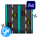 Roadway Animated Icons | After Effects - VideoHive Item for Sale