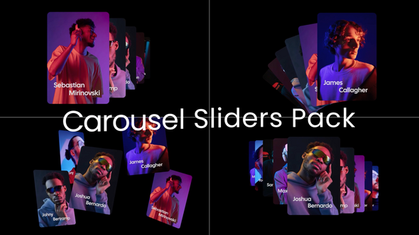 Slides & Carousel Video Displays template preview