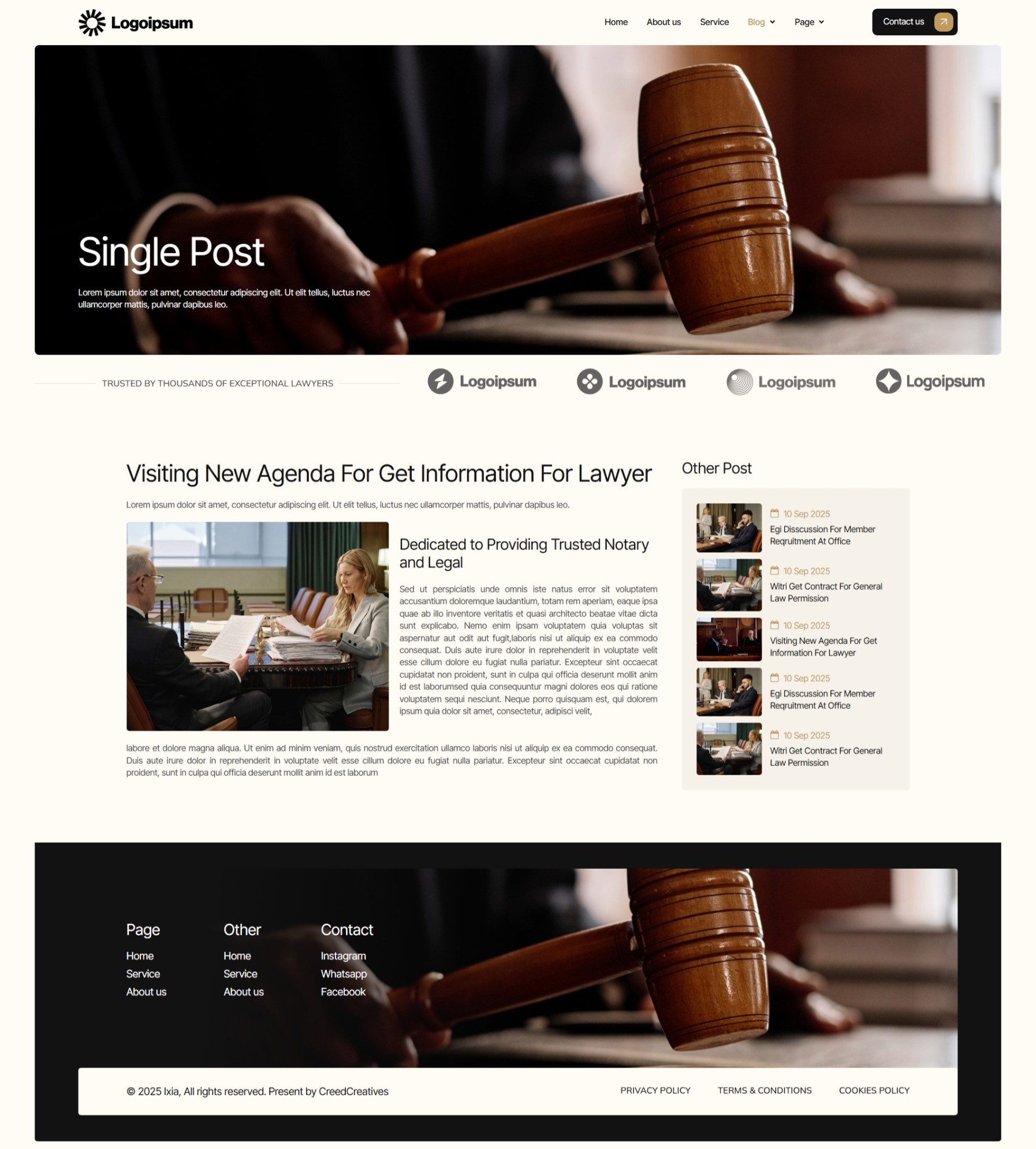 Ixia Notary Public Legal Services Elementor Template Kit by Ixia Notary Public Legal Services Elementor Template Kit by