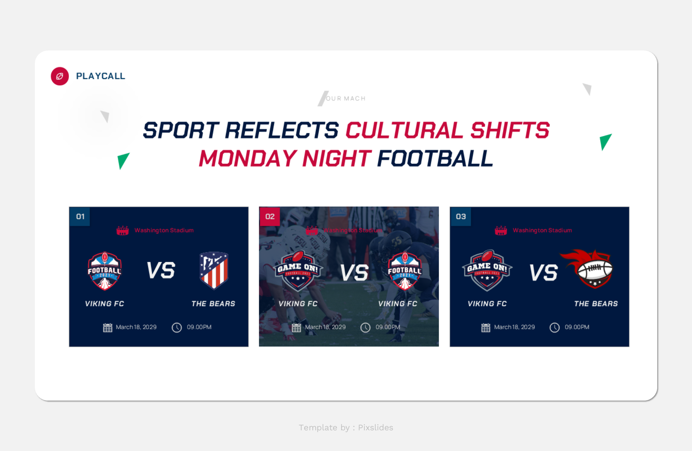 Playcall - American Football Team PowerPoint Presentation, Presentation ...