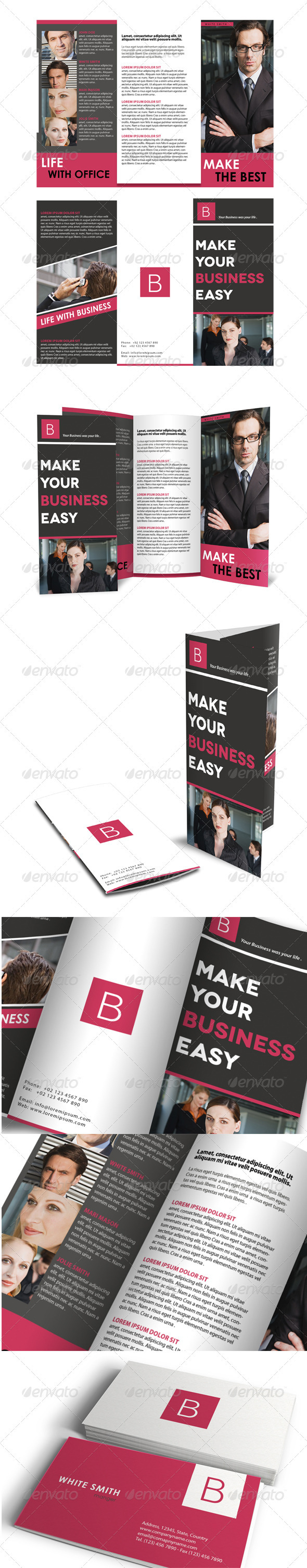 Trifold Brochure + Business Card
