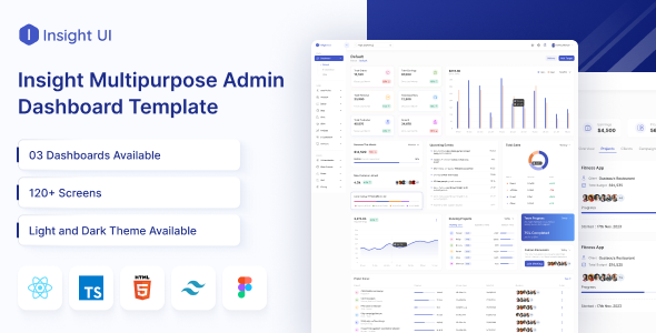 Insight UI - React Admin Dashboard Template
