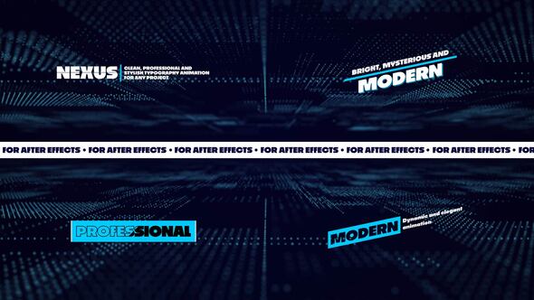 Modern Titles Titles template preview