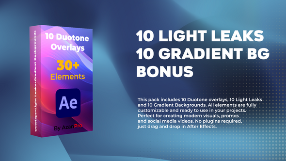 10 Duotone Overlays Elements template preview