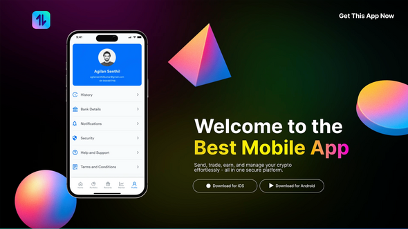 App Promo Showcase Product Promo template preview