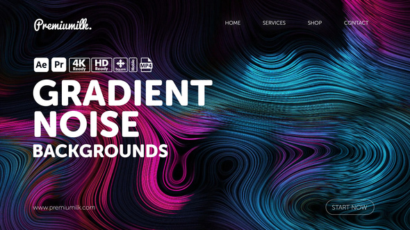 Gradient Noise Backgrounds Elements template preview