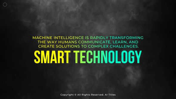 AI Titles | AE Titles template preview