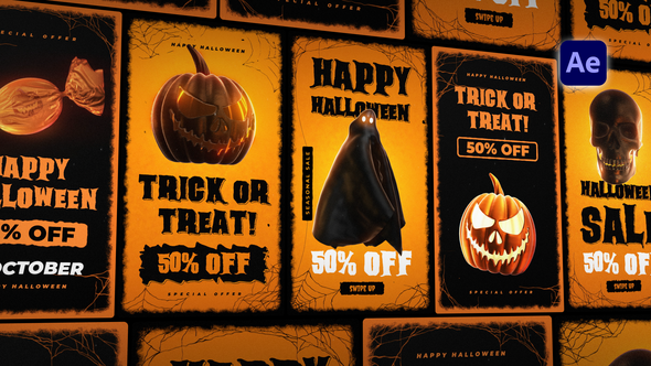 Halloween Mystery Stories Openers template preview