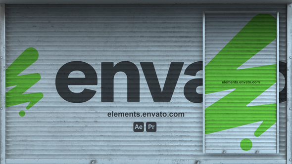 Garage Door Logo Opener Logo Stings template preview