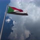 Sudan Flag Waving 4K