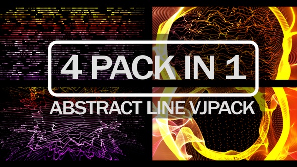 Abstract Line Vj Pack
