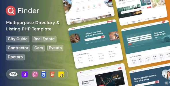 Finder – PHP Multipurpose Directory & Listing Template