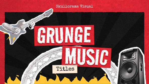 Grunge Music Titles Titles template preview